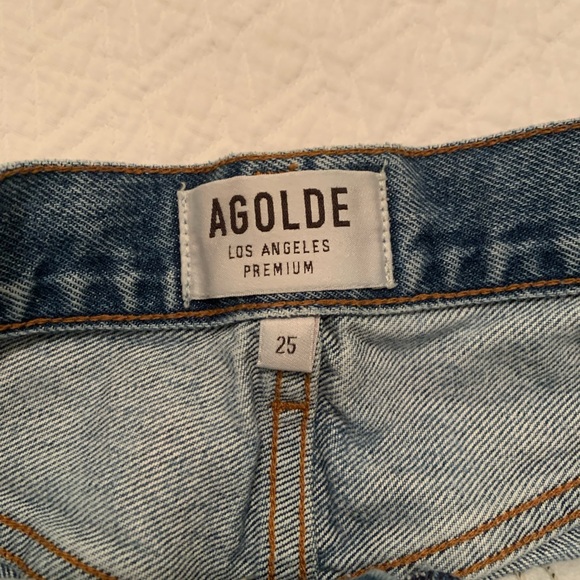 Agolde Parker Jean Shorts - Picture 3 of 4